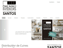 Tablet Screenshot of cuinessantos.com